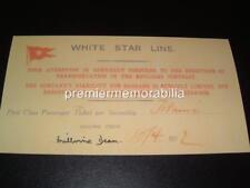 TITANIC WHITE STAR LINE