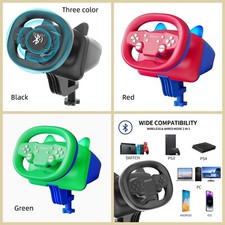PC Wireless Steering Wheel Race games wheels for Nintendo Switch, PC, PS4, PS3