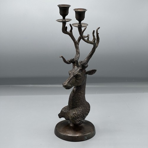 Antique bronze stag - antique,