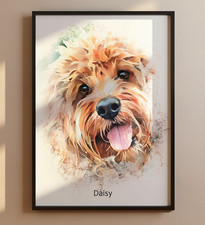 Pet Portrait print, from your