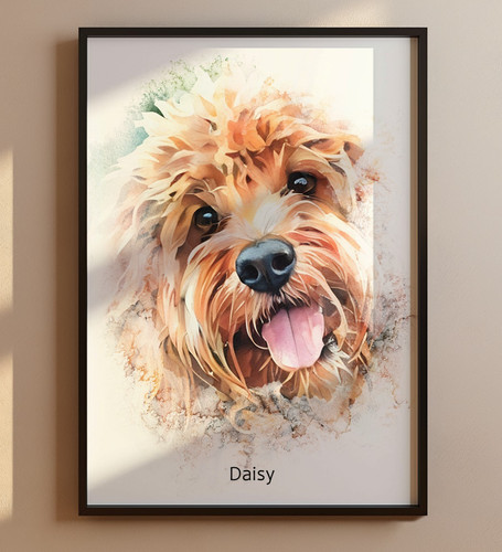 Pet portrait print - pet, print,
