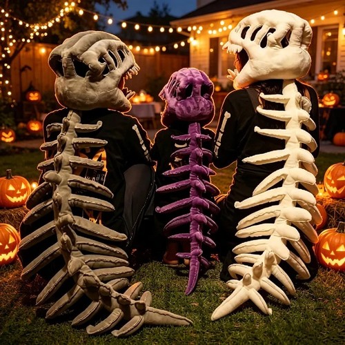 Dinosaur skeleton headgear - dinosaur,