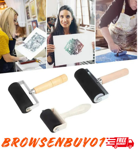 Hard rubber roller printing - hard,