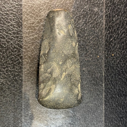 Neolithic polished stone celt - polished,