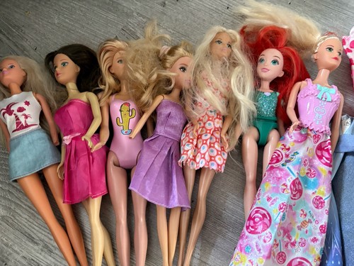 Various dolls and clothes - various,