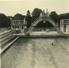 France Swimming Pool diving board Old amateur Photo 1950