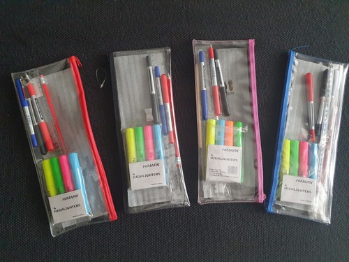 Clear large pencil case - large,