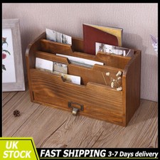 Wooden Desktop Organizer