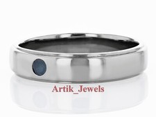 Heated Blue Sapphire With 14K