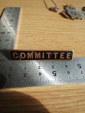 Vintage Committee Enamel Badge