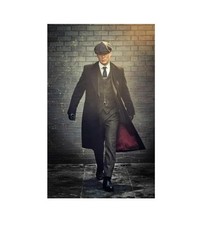 Mens 3/4 Military Black Wool