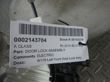 MERCEDES A CLASS  DOOR SOLENOID 5 Door Hatchback A1667200735 12-16 W176 Left Fro