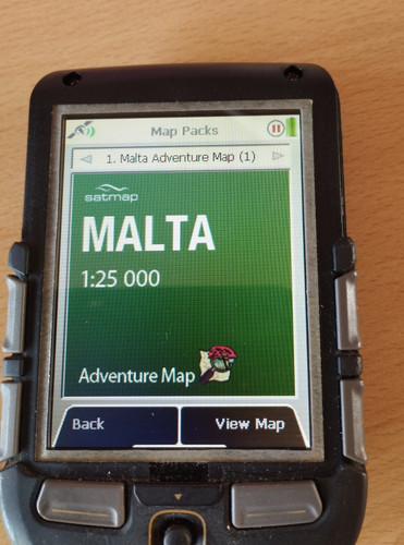 Satmap malta adventure - map,
