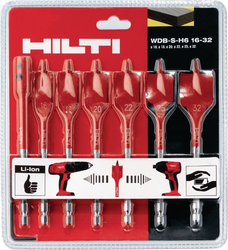 Hilti spade drill bits - drill, set