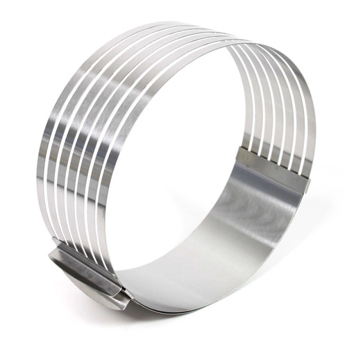 Adjustable cake slice ring - slice,