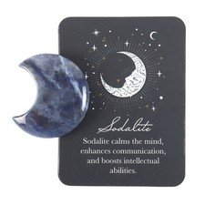 Sodalite Crystal Moon Keepsake