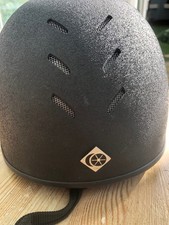 Charles Owen JS1 Pro quality vented riding hat size 2.5 (58 cm) in good cond