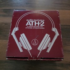 AUDIO-TECHNICA ATH-2 HEADPHONES 1970s RETRO (GOOD CONDITION )