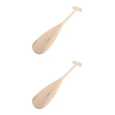  2 Count Oar Paddle Wood Boat