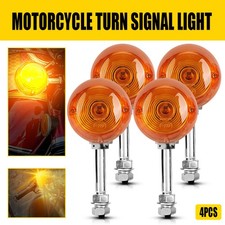 4x Chrome Motorcycle Turn