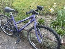 One adult and two girls  mountain bikes in need of a little TLC (sold as seen) 