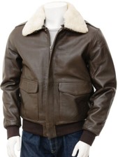 Men’s Leather Flight Jacket