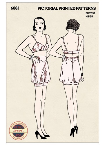 1930s bra knickers sewing - bra, &