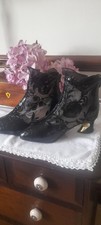 Lace Top Shoeboots New Goth
