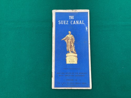 Map the suez canal - map, "the