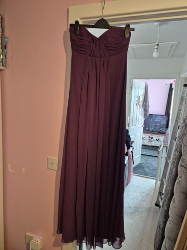 Purple bridesmaid dress - bridesmaid,