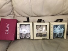 Job lot 4Boxes Sevva Baby Girl Shoes /KELLSI girls Shoes Black 