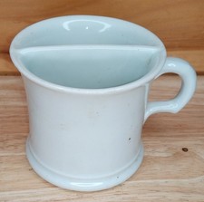 Vintage White Ceramic Shave