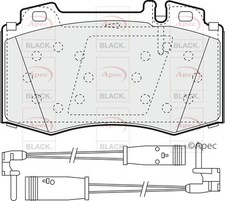 Apec Black PAD1535B Front