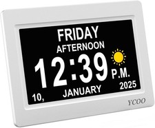 YCOO Dementia Clock, Day Date