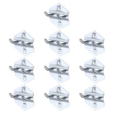 10Pcs 1" Metal Square Peg
