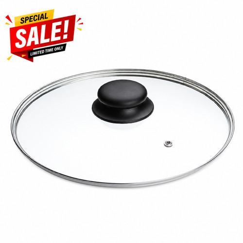 Glass lid pan frying saucepan - glass,