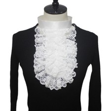 Ruffle Lace Jabot Collar