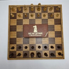 Vintage Staunton Wood Chess