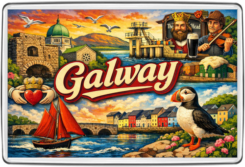 Galway ireland fridge magnet - galway,
