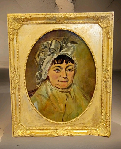 Portrait handpainted georgian - portrait,