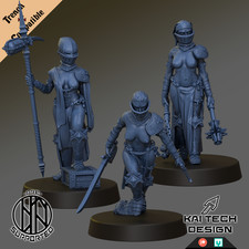 Stigmatic Nuns / Trench Nuns x 3 - Trench Pilgrims -  - for Trench Crusade
