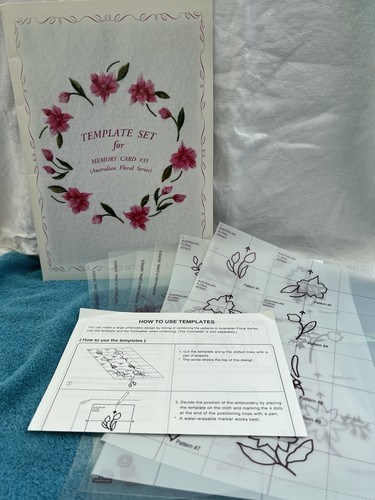 Janome template set for memory
