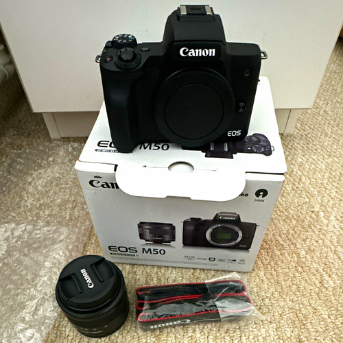 Canon eos m50 mirrorless - canon,