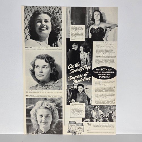 1940 ponds vintage - 1940, ad