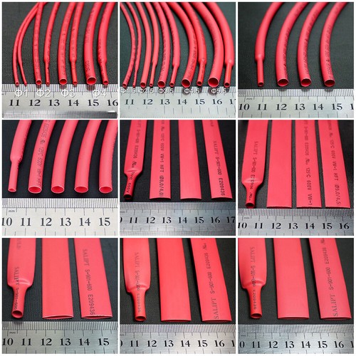 Red heat shrink - tube, dia