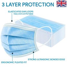 Disposable Face Masks 3 Ply