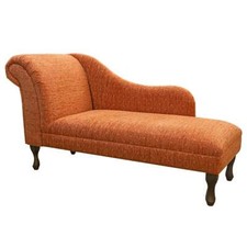 Orange Large Chaise Longue