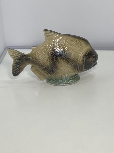 Vintage ceramic piranha fish - vintage,