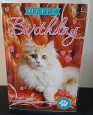 CUTE CAT FEMALE MALE BIRTHDAY