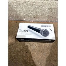 Shure SM58 Cardioid Dynamic Vocal Microphone Wired XLR Built-In Wind/Pop Filter